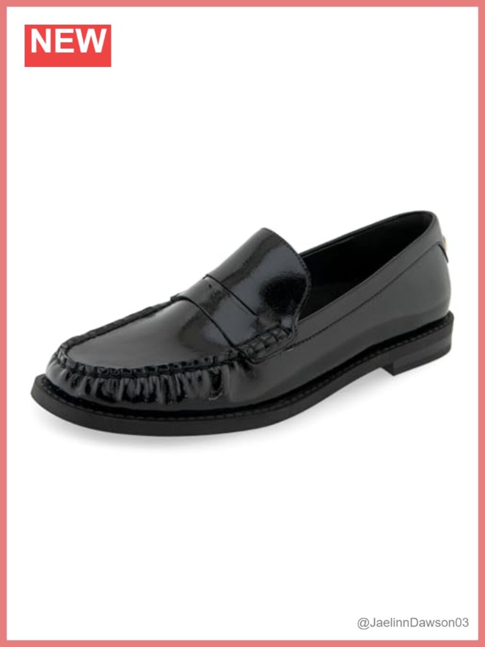 Faux Leather Loafers for Women - Flat Slip-On Comfort Shoes